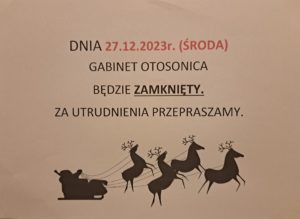 Nieczynne 27.12.2023 r.